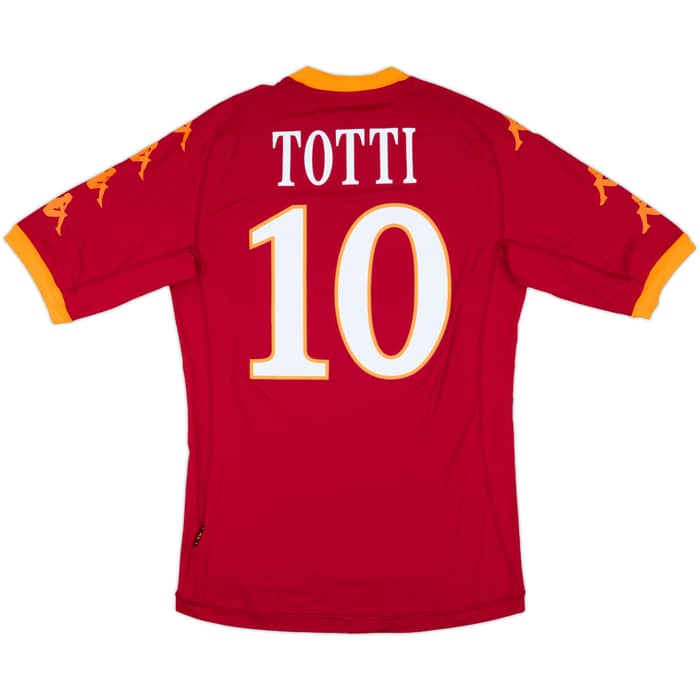 2011-12 Roma Home Shirt Totti #10 (XL)