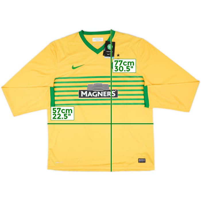 2013-14 Celtic Away L/S Shirt (XL)