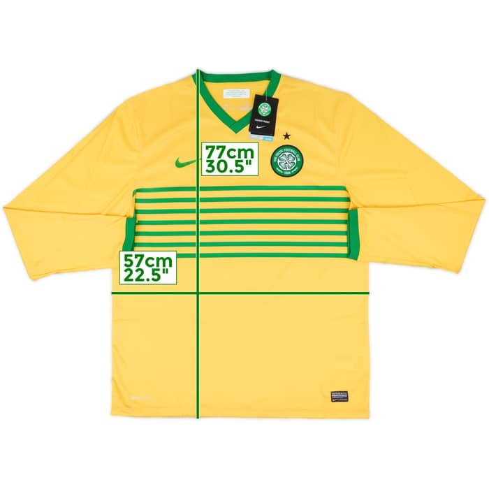 2013-14 Celtic Away L/S Shirt (XL)