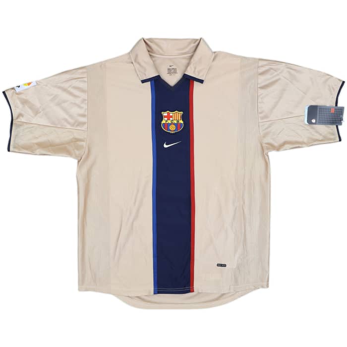 2001-03 Barcelona Away Shirt Rivaldo #10 (L)