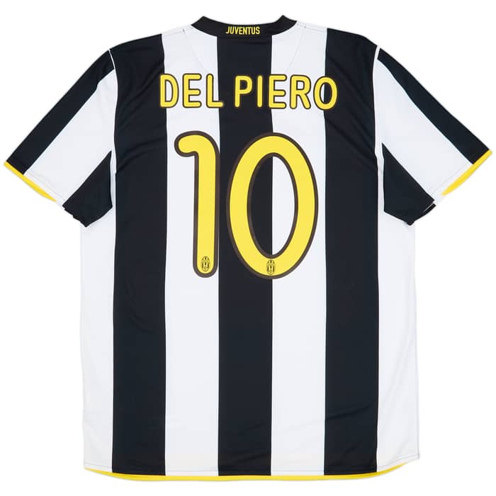 2008-09 Juventus Home Shirt Del Piero #10 (L)