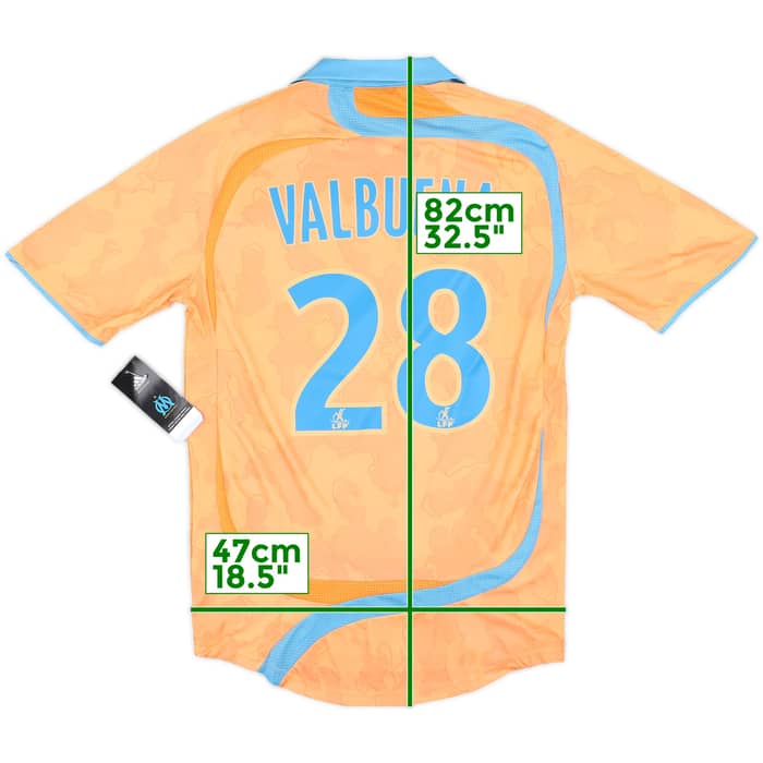 2007-08 Olympique Marseille Third Shirt Valbuena #28 (S)