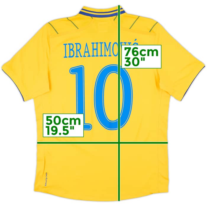 2012-13 Sweden Home Shirt Ibrahimovic #10 (M)