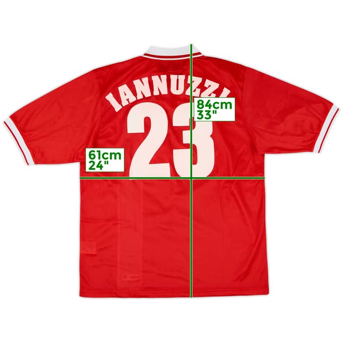2001-02 AC Monza Home Shirt Iannuzzi #23 (L)