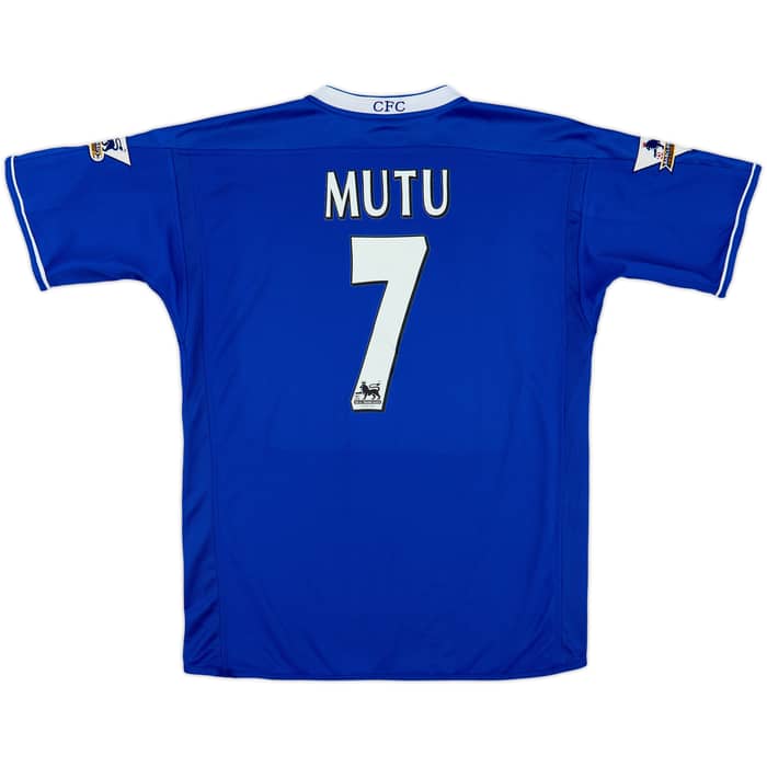 2003-05 Chelsea Home Shirt Mutu #7 - 8/10 - (L)