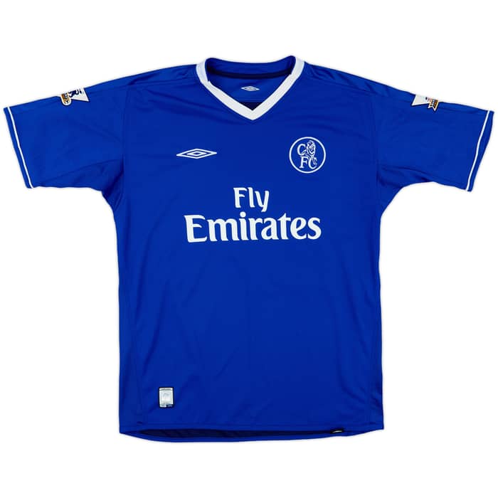 2003-05 Chelsea Home Shirt Mutu #7 - 8/10 - (L)