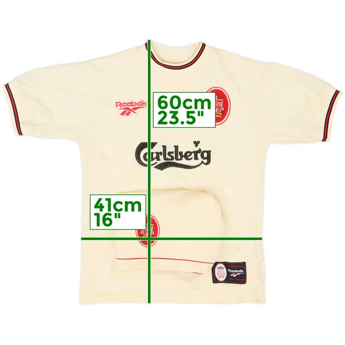 1996-97 Liverpool Away Shirt & Shorts - 8/10 - (L.Boys)