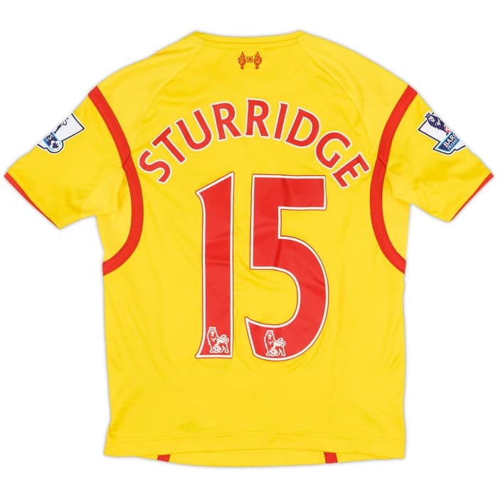 2014-15 Liverpool Away Shirt & Shorts Sturridge #15 - 5/10 - (M.Boys)