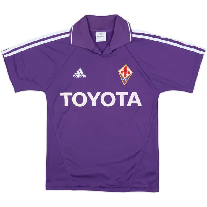 2004-05 Fiorentina Home Shirt Chiellini #4 - 9/10 - (S)