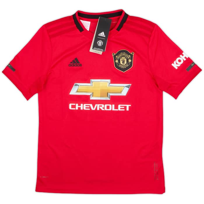 2019-20 Manchester United Home Shirt B.Fernandes #18 (M.Boys)