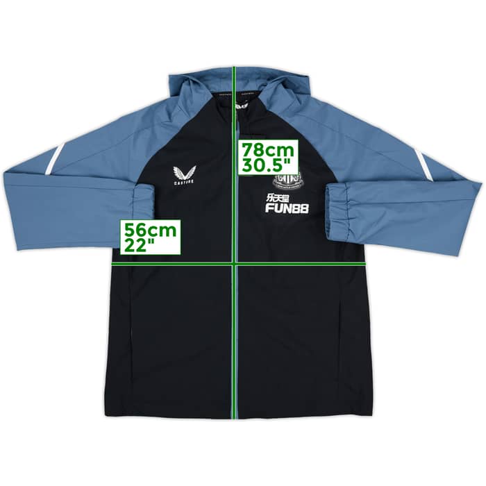 2022-23 Newcastle Castore Hooded Rain Jacket (L)