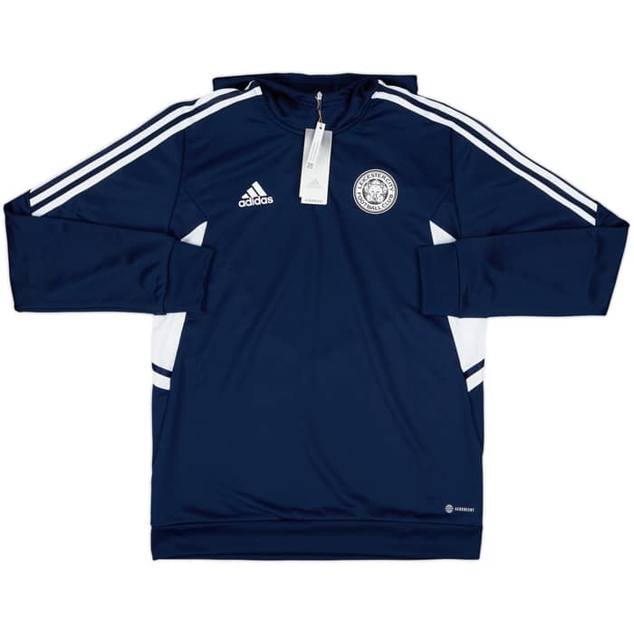2022-23 Leicester 1/4 Zip Hooded Drill Top (L)