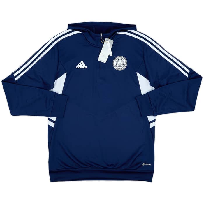 2022-23 Leicester adidas Hooded Sweat Top (L)