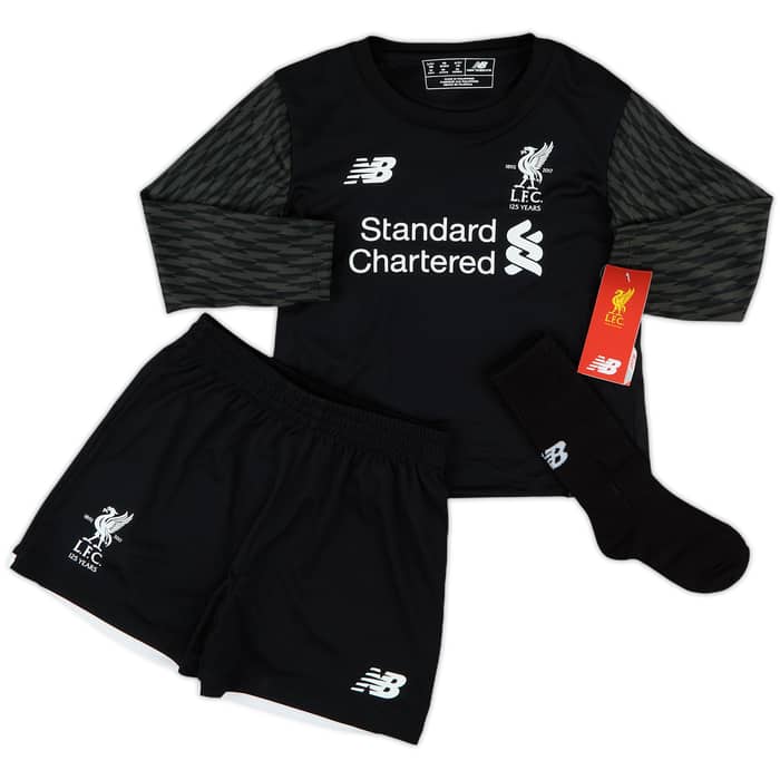 2017-18 Liverpool '125 Years' GK Full Kit (2-3 Years)
