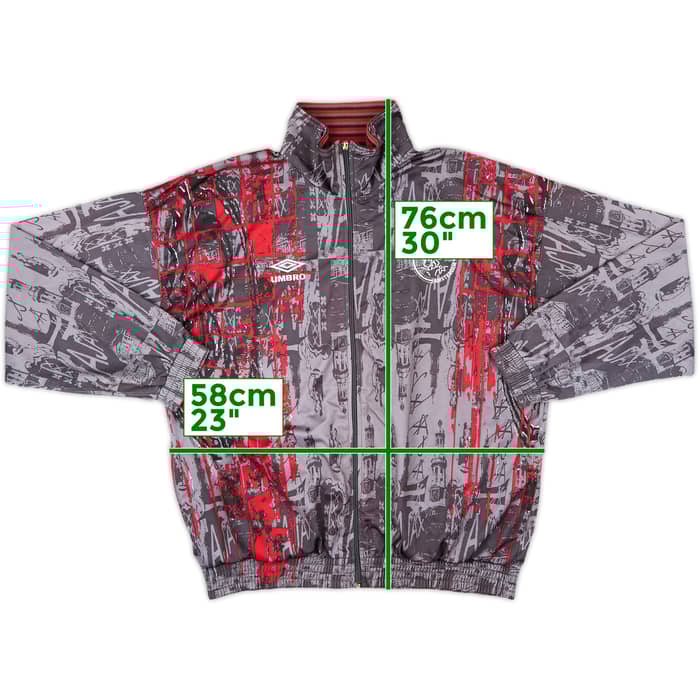 1995-96 Ajax Umbro Track Jacket - 10/10 - (XL)