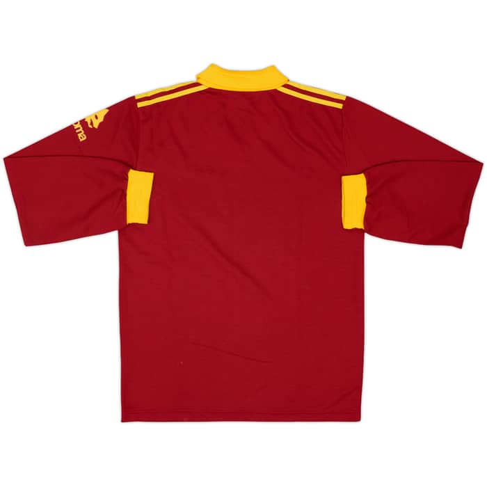 1991-92 Roma Home L/S Shirt & Shorts - 9/10 - (S)