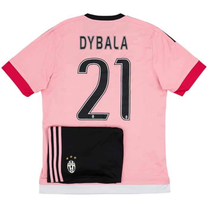 2015-16 Juventus Away Shirt & Shorts Dybala #21 - 8/10 - (M)