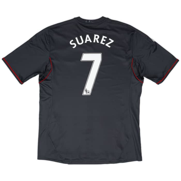 2011-12 Liverpool Away Shirt Suarez #7