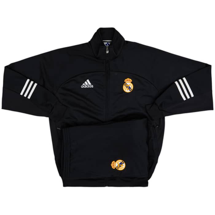 2001-02 Real Madrid adidas Centenary Tracksuit - 8/10 - (XL)