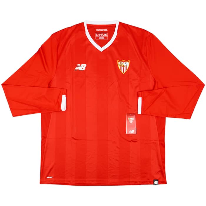 2017-18 Sevilla Away L/S Shirt (XL)