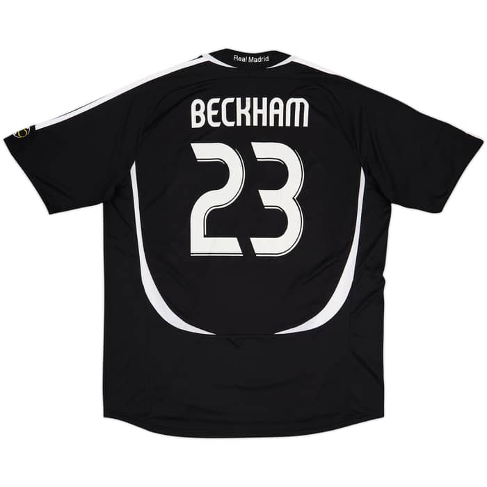 2006-07 Real Madrid Away Shirt Beckham #23 - 8/10 - (XXL)