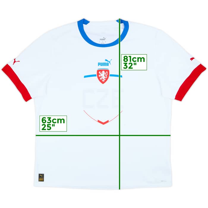 Camiseta de visitante de la Czech Republic 2022-23 - 10/10 - (XXL)