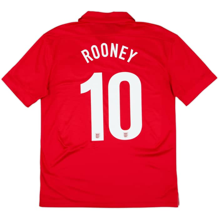 2013 England Away 150th Anniversary Shirt Rooney #10 - 6/10 - (M)