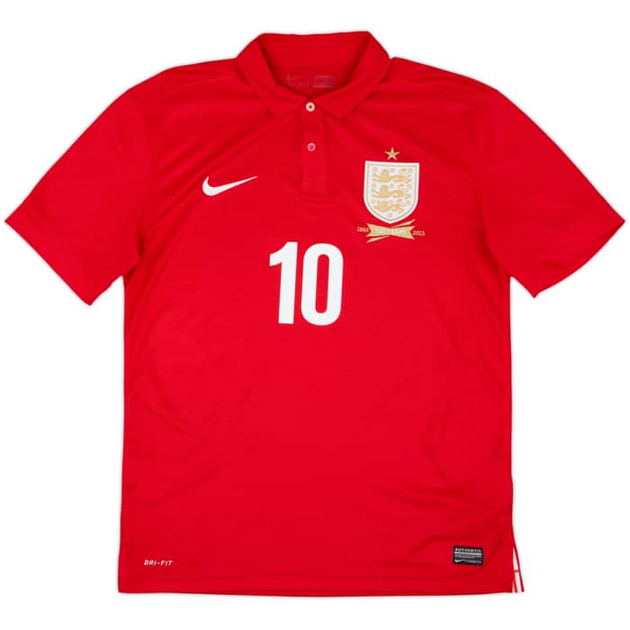 2013 England Away 150th Anniversary Shirt Rooney #10 - 6/10 - (M)