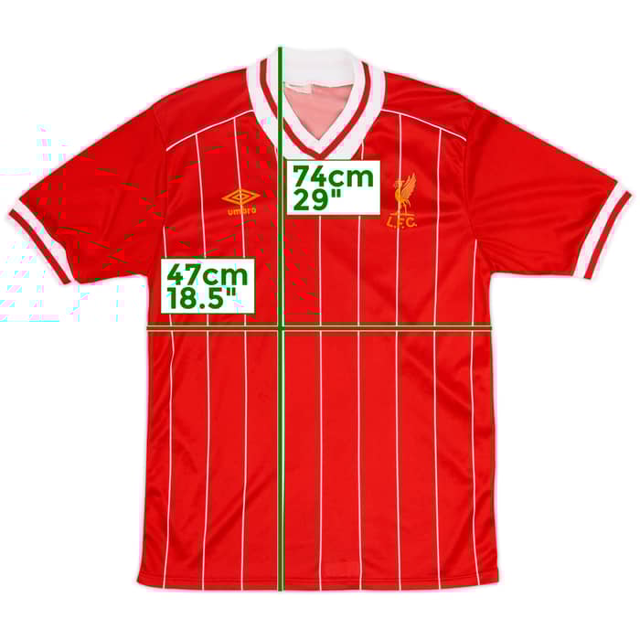 1982-85 Liverpool Home Shirt - 8/10 - (M)