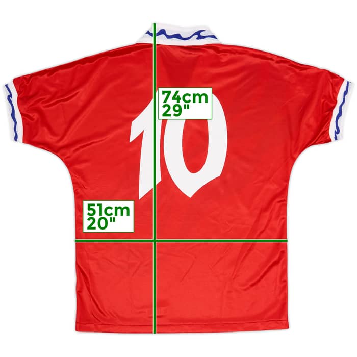 1993-94 Kashima Antlers Camiseta Local #10 - 8/10 - (L)