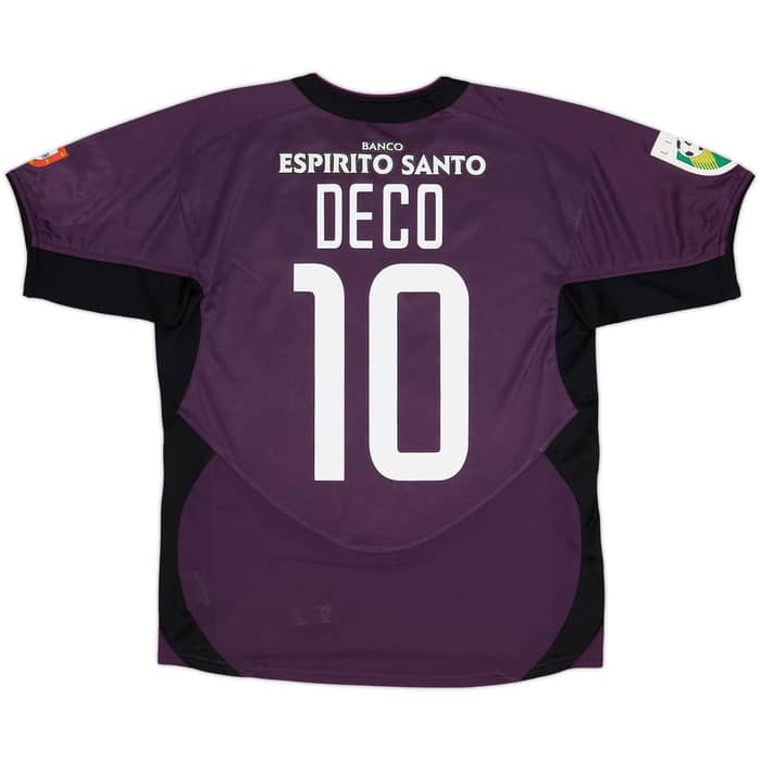Camiseta de visitante del Porto 2003-04 Deco #10 - 7/10 - (Niños XL)