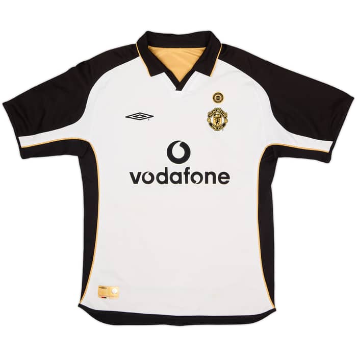 2001-02 Manchester United Centenary Away/Third Shirt Beckham #7 - 5/10 - (L)