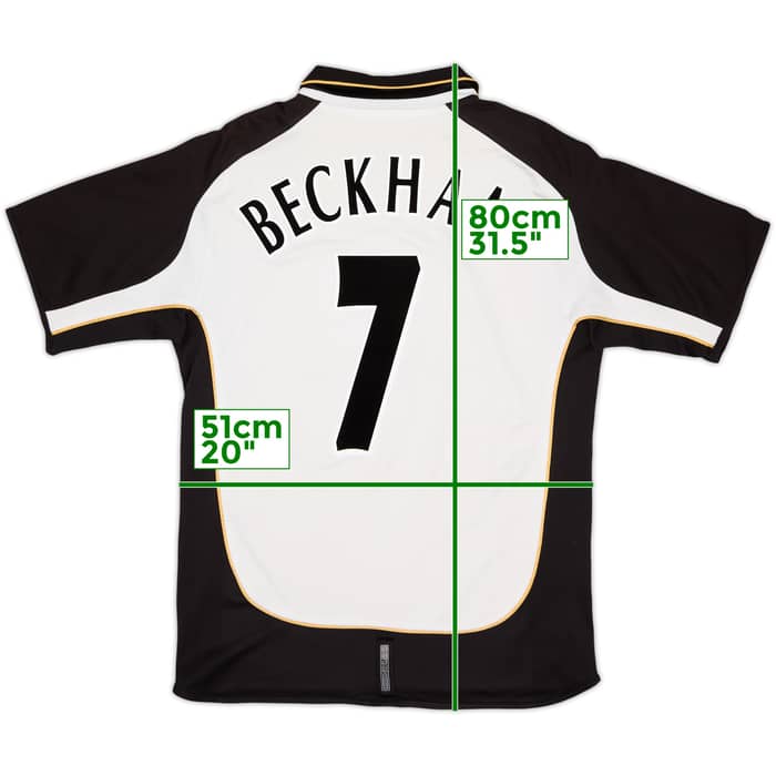 2001-02 Manchester United Centenary Away/Third Shirt Beckham #7 - 5/10 - (L)
