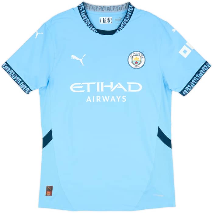 2024-25 Manchester City Authentic Home Shirt Haaland #9