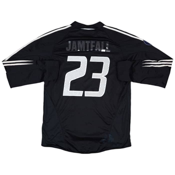 2005-06 Rosenborg Player Issue UEFA Cup Away L/S Shirt Jamtfall #23 - 4/10 - (XL)