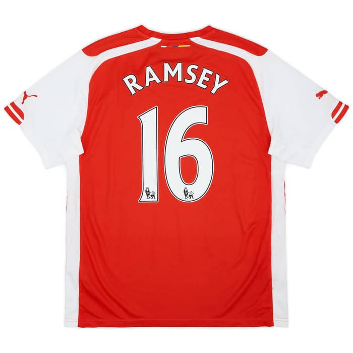 2014-15 Arsenal Home Shirt Ramsey #16