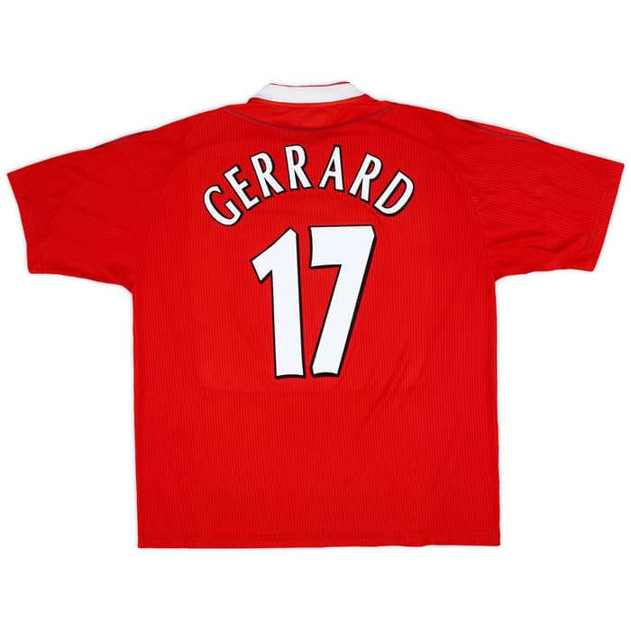 2002-04 Liverpool Home Shirt Gerrard #17