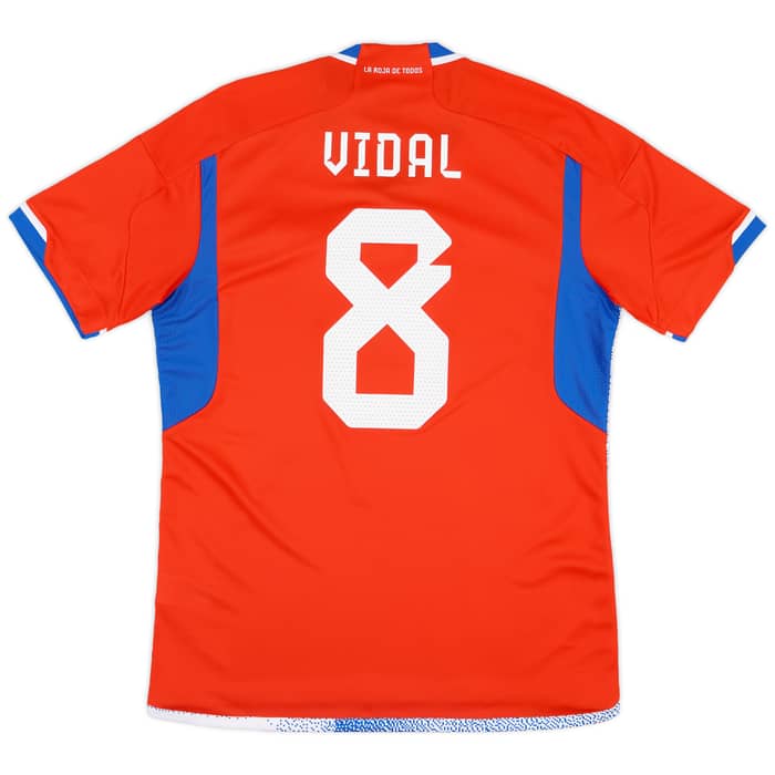 2022-23 Chile Home Shirt Vidal #8
