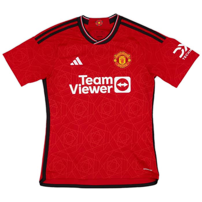 2023-24 Manchester United Home Shirt Mainoo #37 - 10/10 - (M)