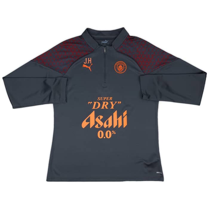 2023-24 Manchester City Women's Player Issue 1/4 Zip Training Top - 9/10