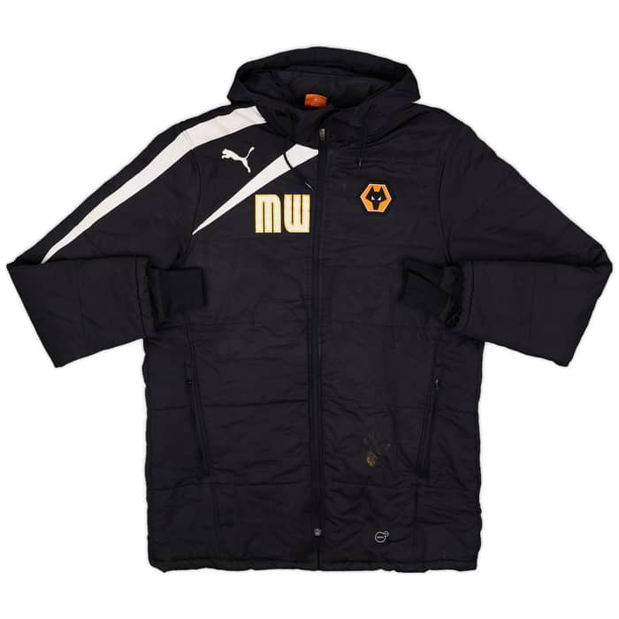 2013-14 Wolves Puma Staff Issue Padded Bench Coat MW - 7/10 - (M)