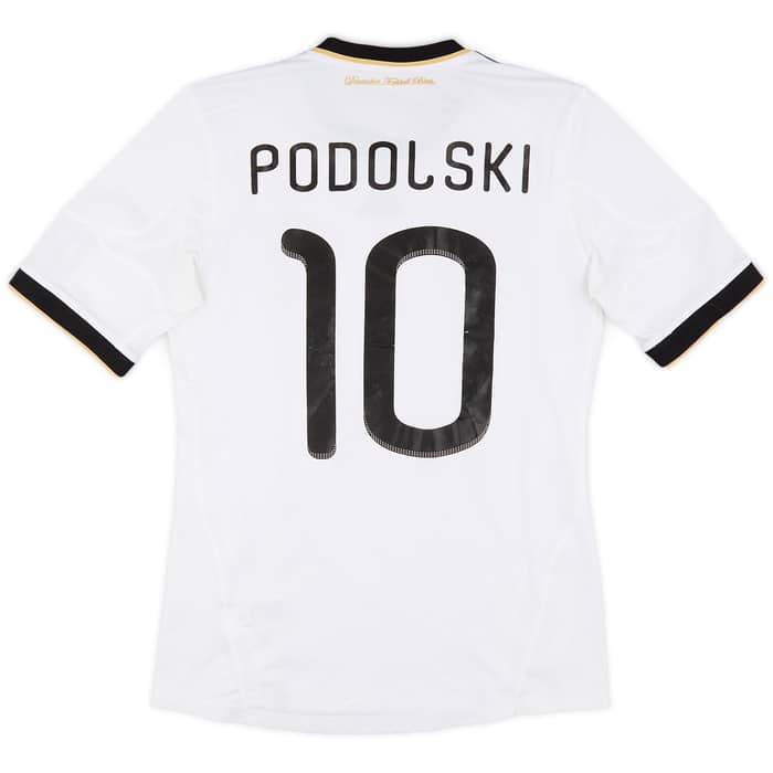 2010-11 Germany Home Shirt Podolski #10 - 6/10 - (S)