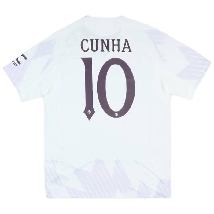 2025-26 Manchester United Authentic Away Shirt Cunha #10