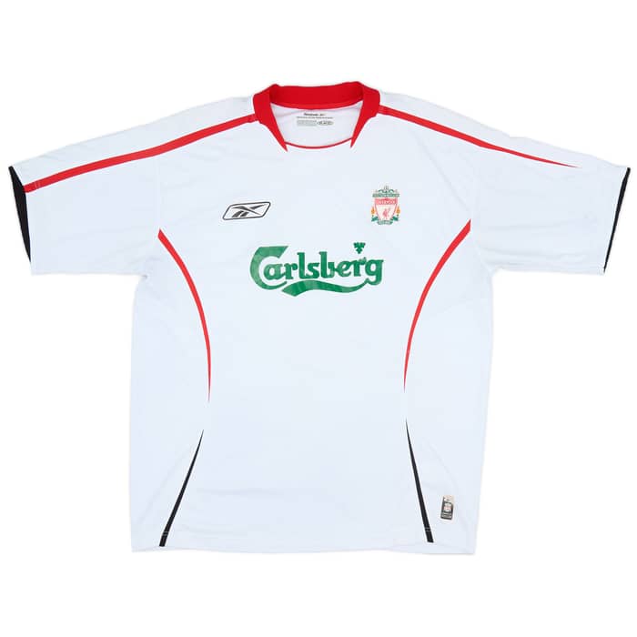 2005-06 Liverpool Away Shirt Gerrard #8 - 5/10 - (L)