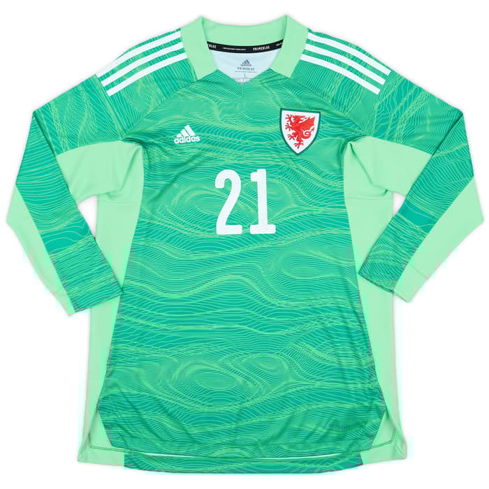 2021-22 Wales Player Issue GK Shirt # - 7/10