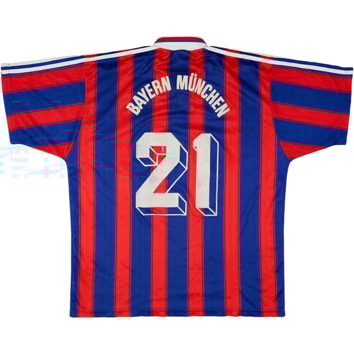 1995-97 Bayern Munich Home Shirt #21 - 5/10 - (XL)