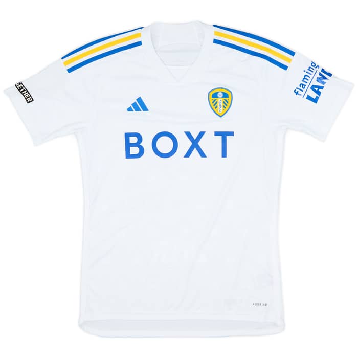 2023-24 Leeds Match Issue Home Shirt Perkins #16