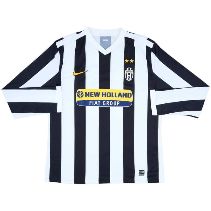 2009-10 Juventus Player Issue Home L/S Shirt Del Piero #10 - 9/10 - (XL)