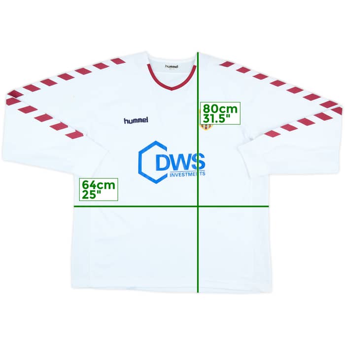 2004-05 Aston Villa Match Issue Away L/S Shirt #19