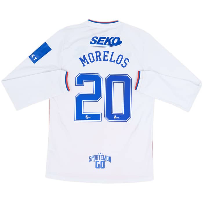2022-23 Rangers Away L/S Shirt Morelos #20 - 6/10 - (M)